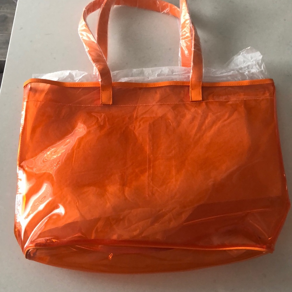 BNWT Clinique plastic tote